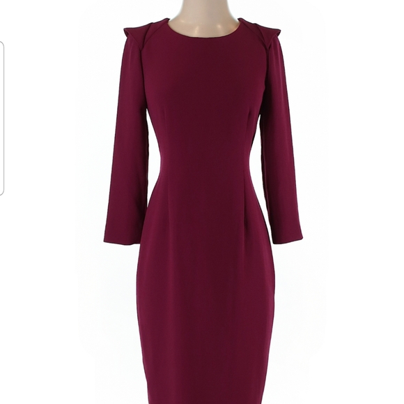 Rachel Roy midi sheath dress with 3/4 sleeves - Picture 1 of 6